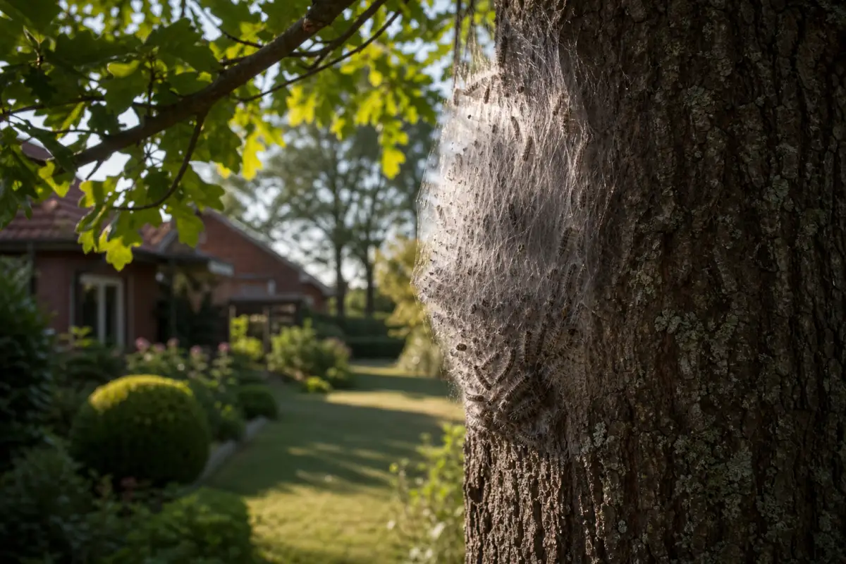 Eichenprozessionsspinner im Garten: was tun?