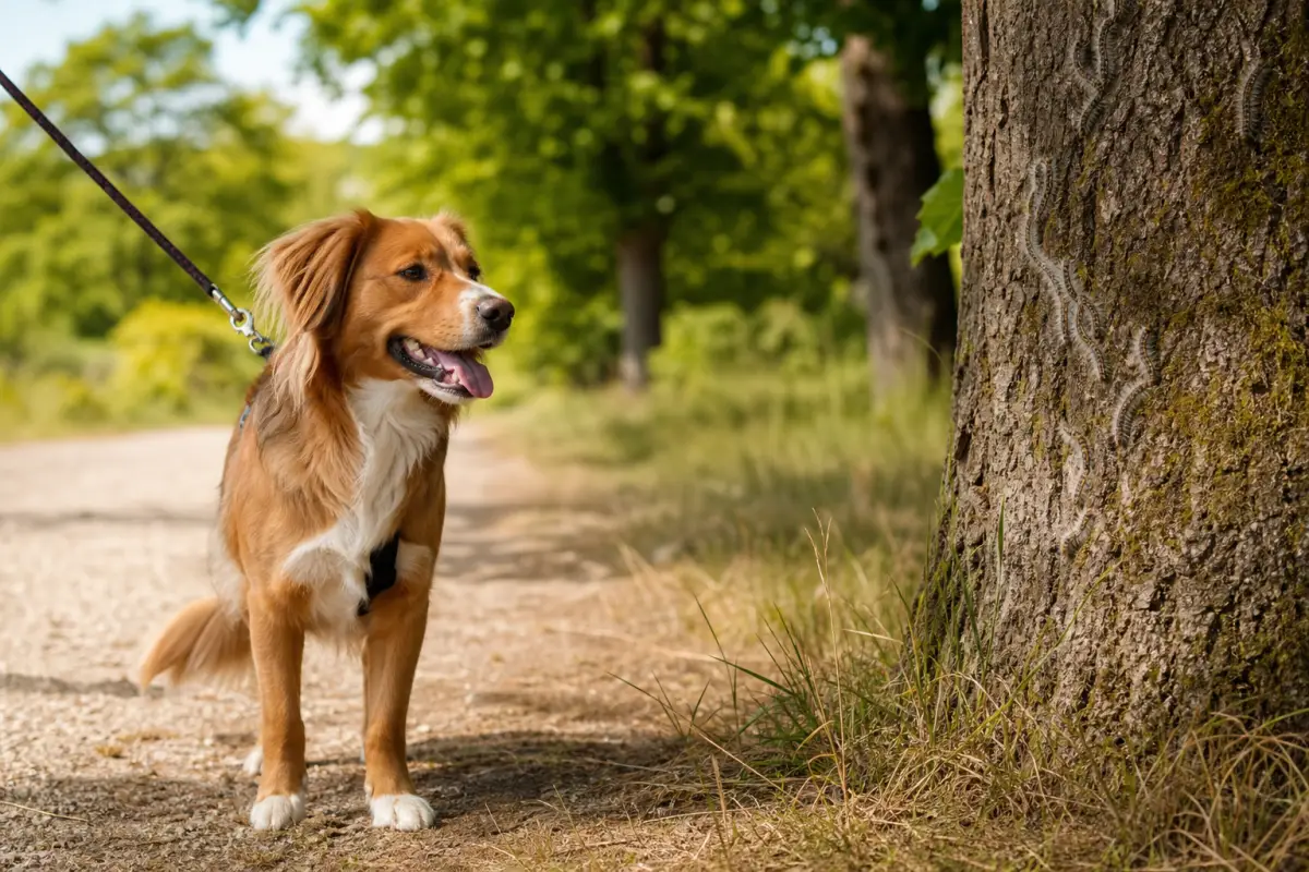 Hund und Eichenprozessionsspinner: Gefahr und erste Hilfe