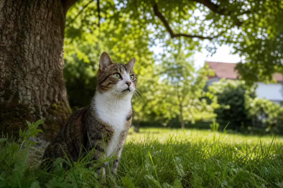 Katzen und der Eichenprozessionsspinner: Risiken erkennen